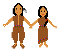 Native American couple