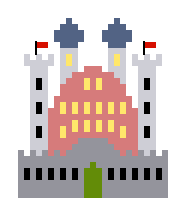 Four tower castle